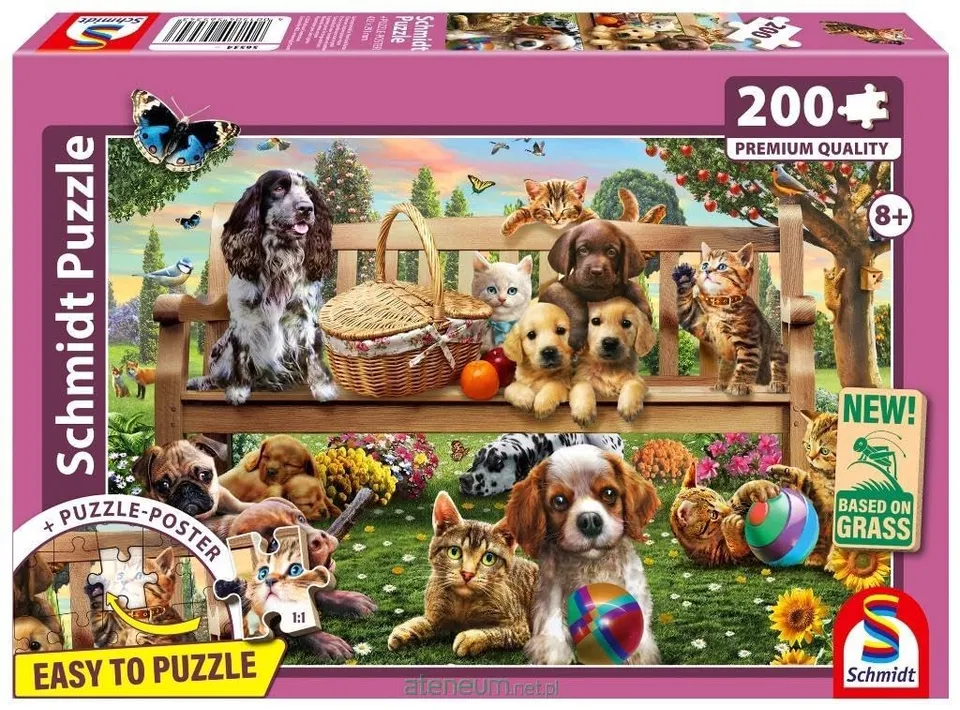schmidt-spiele-56534-gartenpicknick-kinderpuzzle-200-teile image 1