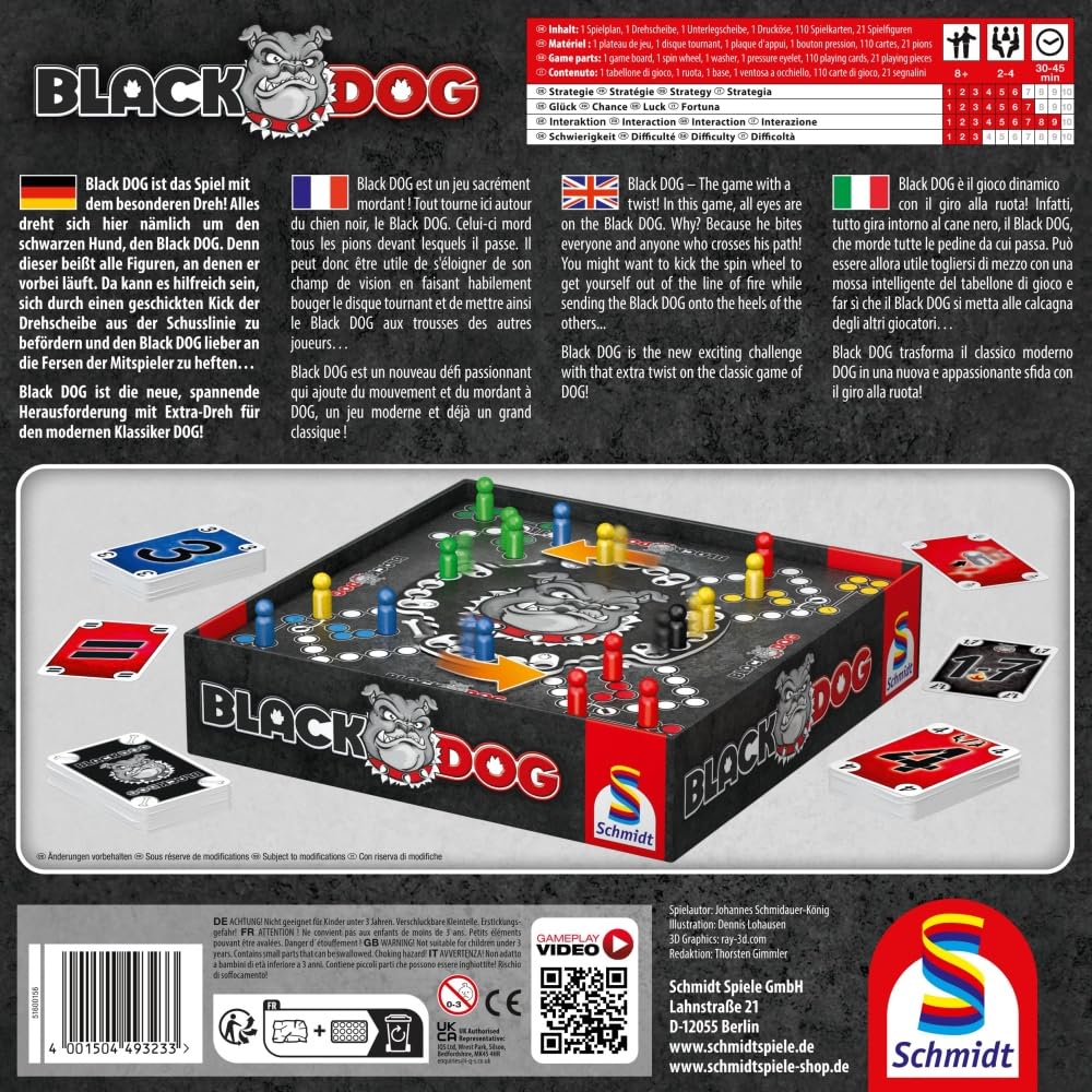 schmidt-spiele-black-dog-49323-familienspiel-2-4-spieler image 2