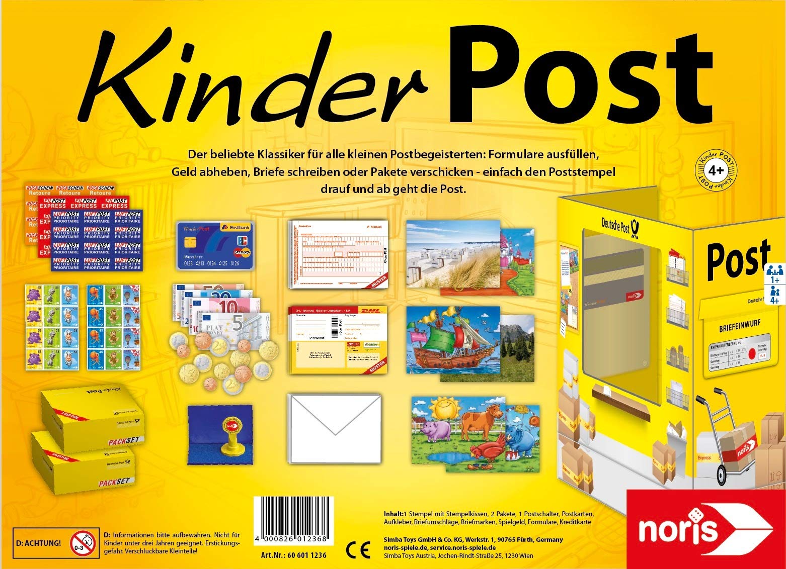 noris-deluxe-kinderpost-rollenspiel-postschalter-ab-4-jahren image 2