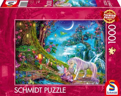schmidt-thomas-kinkade-einhorn-elfe-puzzle-1000-teile image 8
