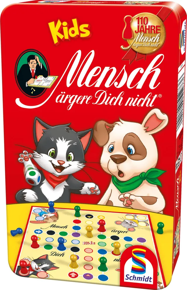 schmidt-spiele-mensch-rgere-dich-nicht-kids-metalldose image 1