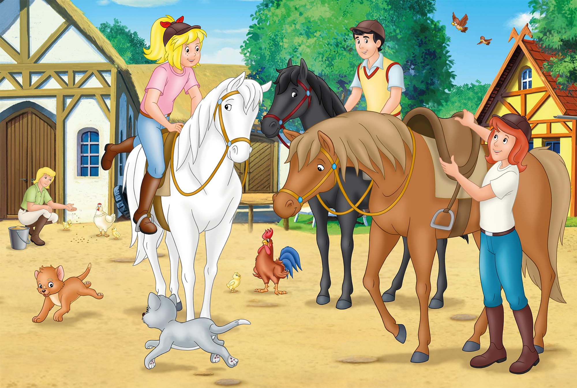 schmidt-spiele-bibi-und-tina-puzzle-set-55609-metallkoffer-4er image 7