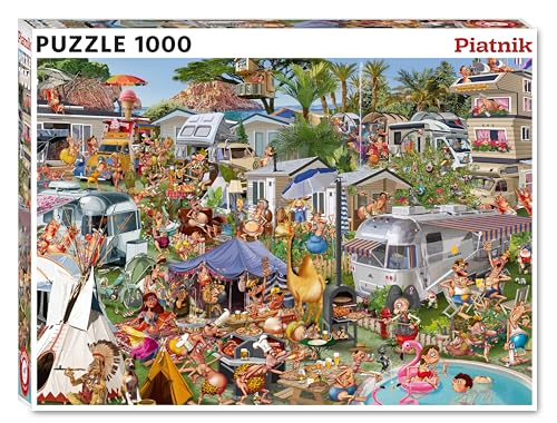 piatnik-camping-chaos-572043-puzzle-1000-teile-68x48-cm image 2