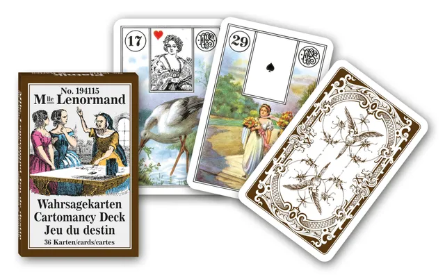 Piatnik Mlle. Lenormand Tarot Wahrsagekarten 36 Karten