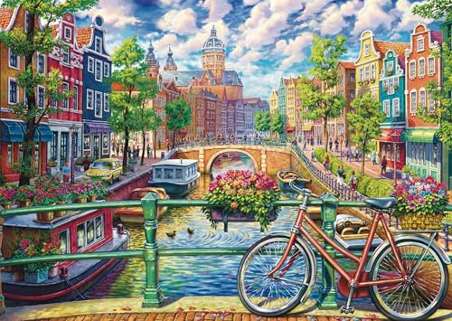 schmidt-thomas-kinkade-amsterdamer-grachtenzauber-puzzle-1000 image 5