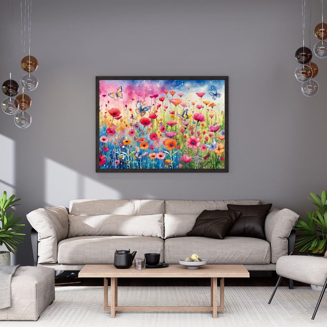 schmidt-spiele-thomas-kinkade-mohnblumenwiese-puzzle-1000-teile image 4
