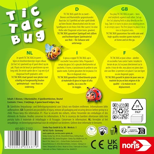 noris-tic-tac-bug-606012102-holzspiel-3-gewinnt image 6
