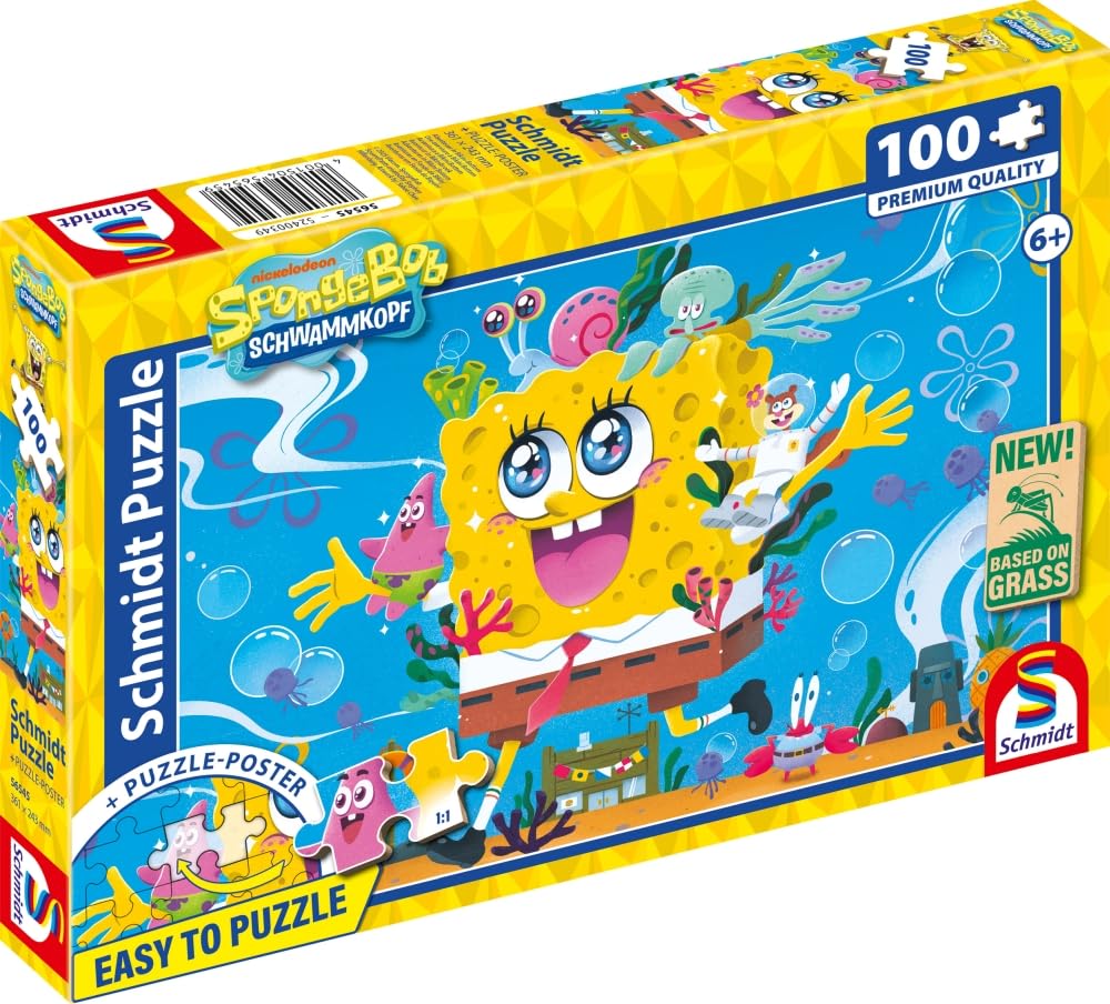 schmidt-spiele-spongebob-56545-kinderpuzzle-100-teile-ab-6-j image 5