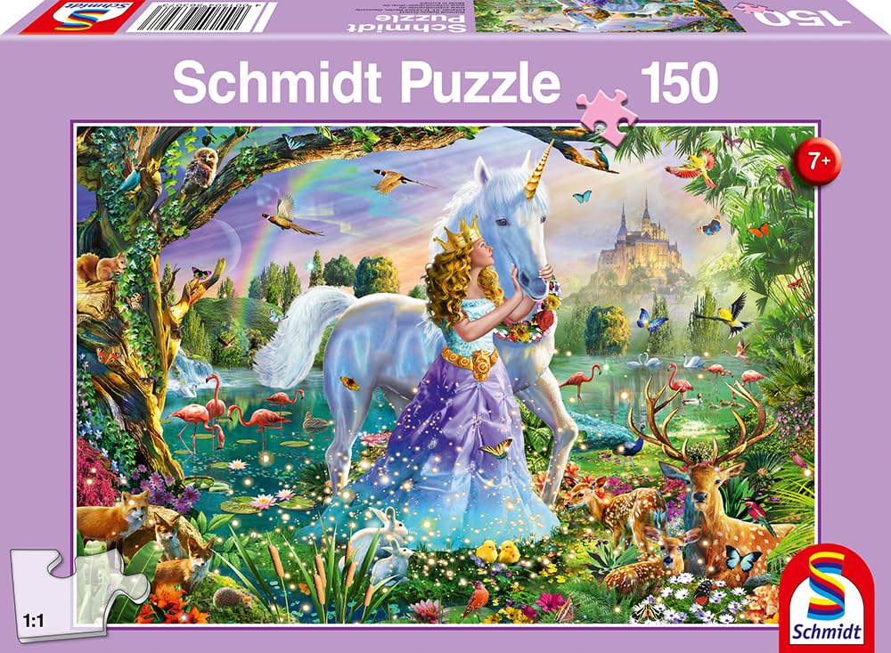 schmidt-spiele-prinzessin-einhorn-schloss-puzzle-150-teile-ab-7 image 4