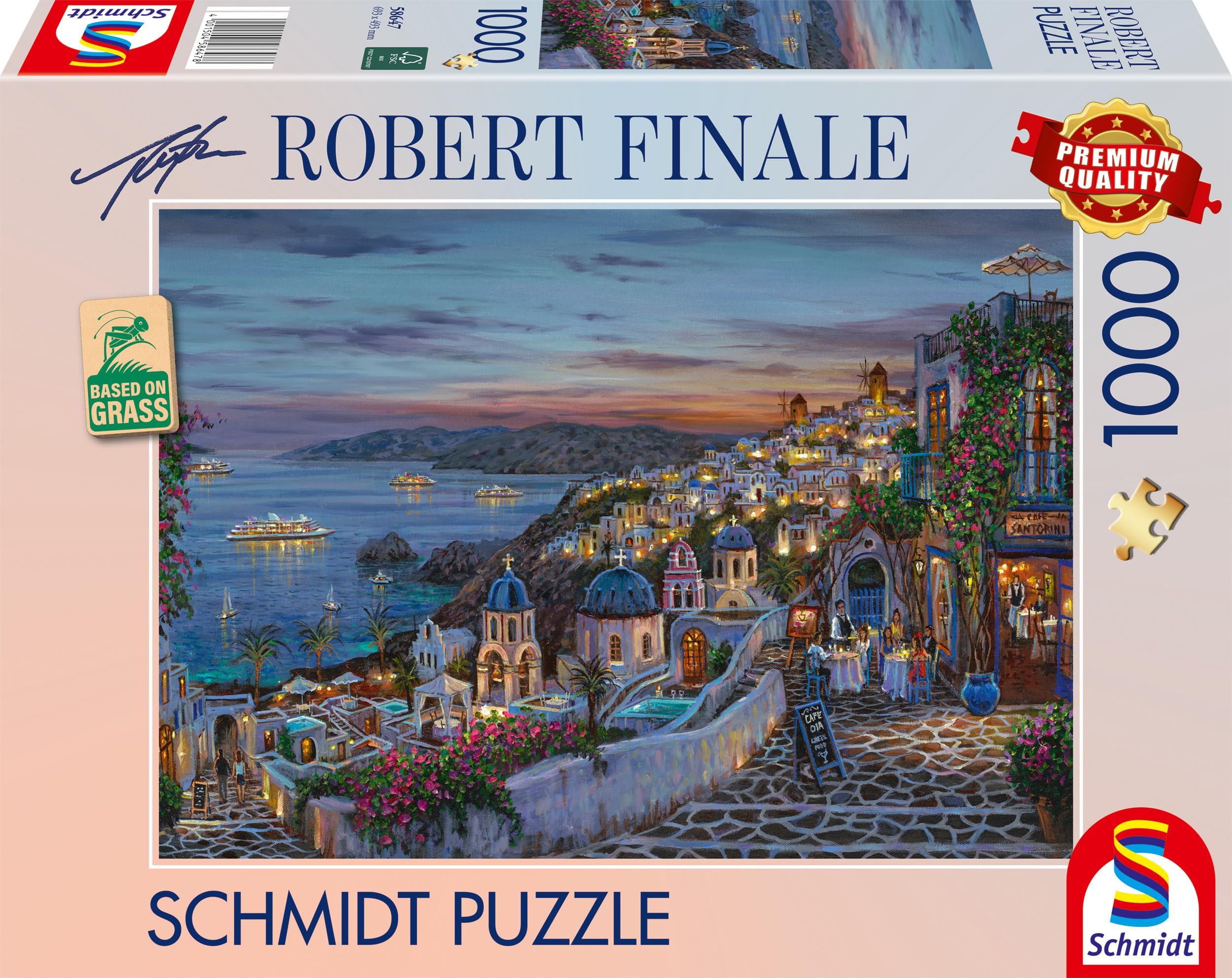 schmidt-spiele-58647-santorini-sonnenuntergang-puzzle-1000teile image 4
