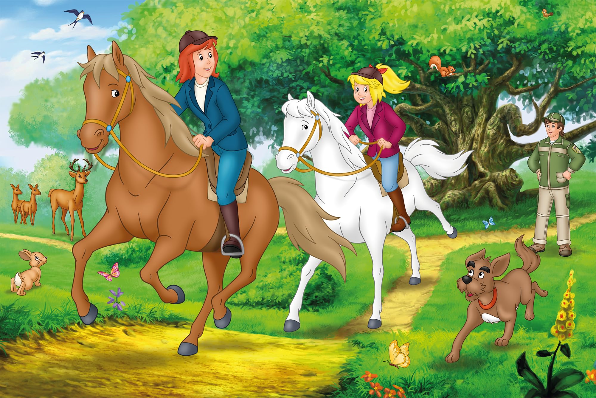 schmidt-spiele-bibi-und-tina-puzzle-set-55609-metallkoffer-4er image 5