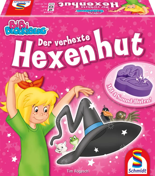 schmidt-classic-line-bibi-blocksberg-verhexte-hexenhut-memo-spiel image 1