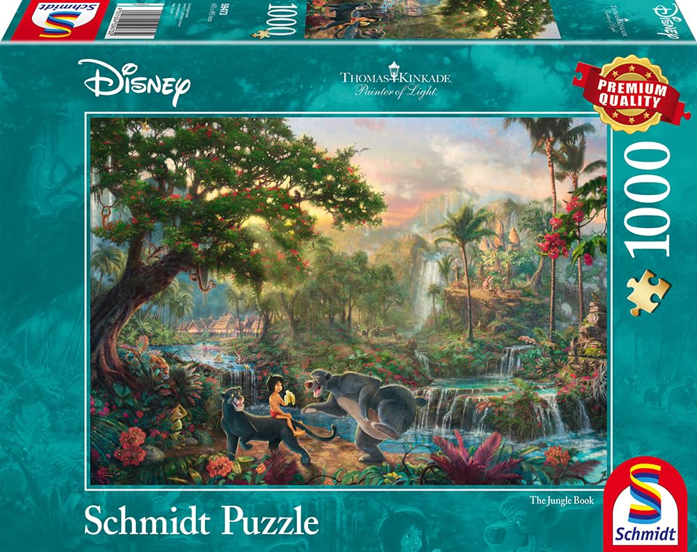 schmidt-spiele-thomas-kinkade-disney-dschungelbuch-1000-teile-puzzle image 4