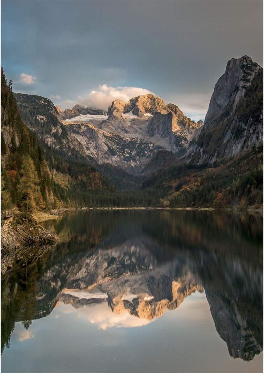 piatnik-dachstein-5493-puzzle-1000-teile-bergmotiv-sterreich image 2