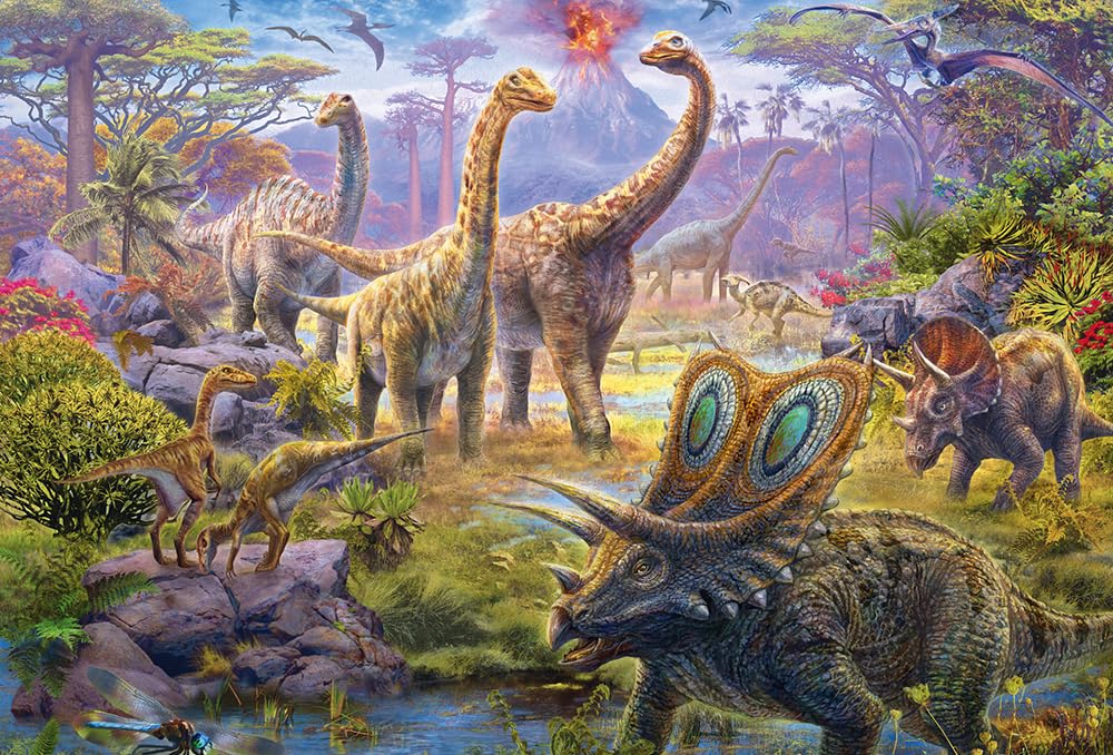 schmidt-spiele-dinosaurs-56495-kinderpuzzle-metallkoffer image 4