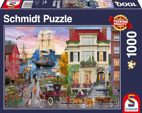 schmidt-spiele-thomas-kinkade-schiff-im-hafen-puzzle-1000-teile image 8