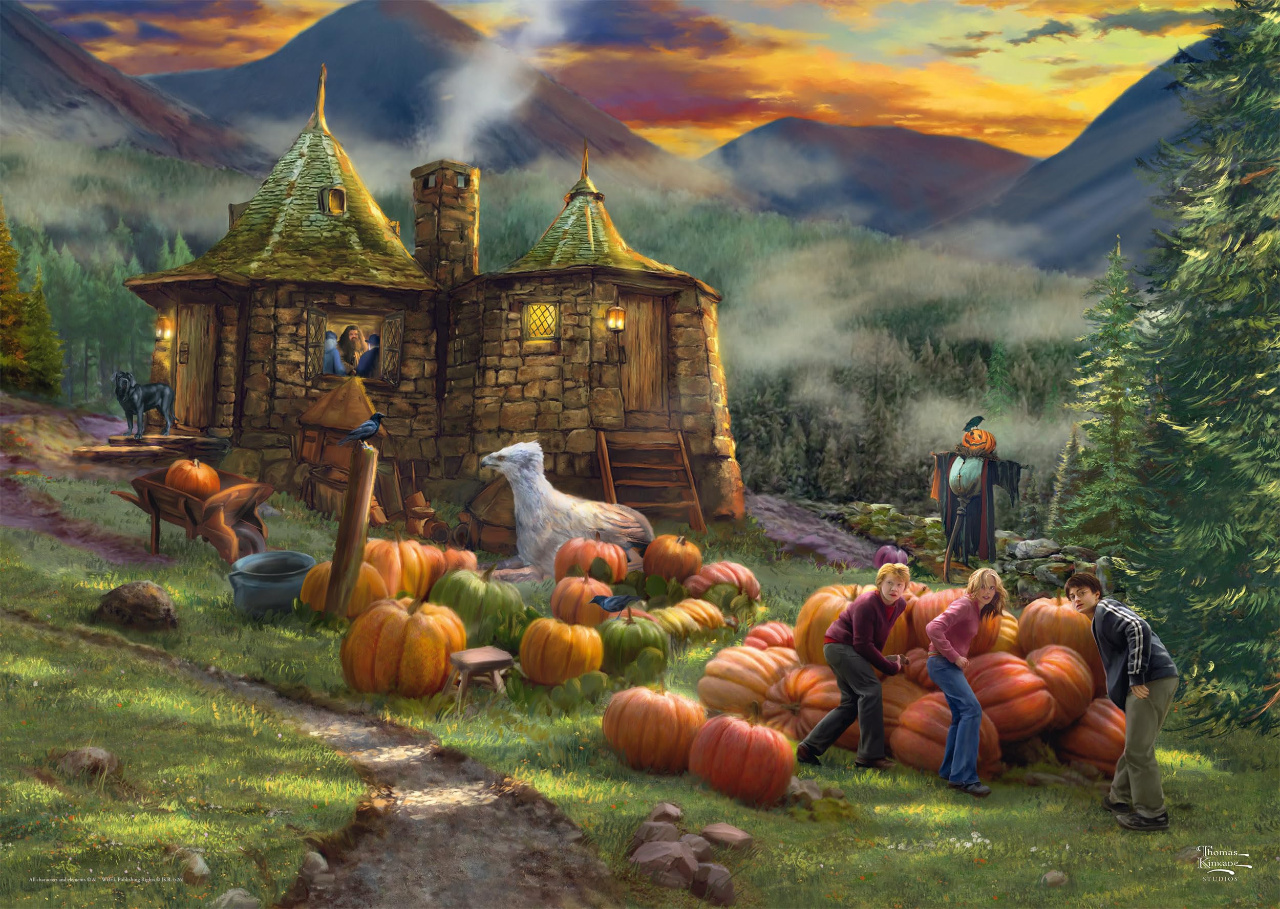 schmidt-thomas-kinkade-harry-potter-puzzle-1000-teile-hagrids-h-tte image 1