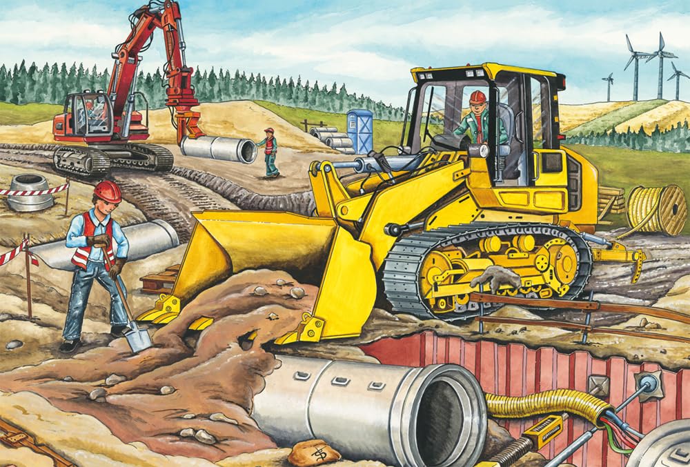 schmidt-spiele-56520-baustellenfahrzeuge-puzzle-3x48-teile-ab-4 image 5