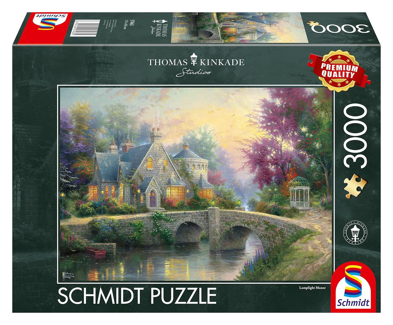 schmidt-spiele-thomas-kinkade-abendstimmung-57463-puzzle-3000-teile image 1