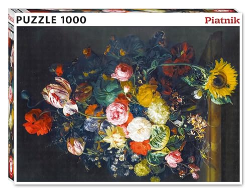 piatnik-574047-ruysch-blumenstillleben-puzzle-1000-teile-68x48 image 2