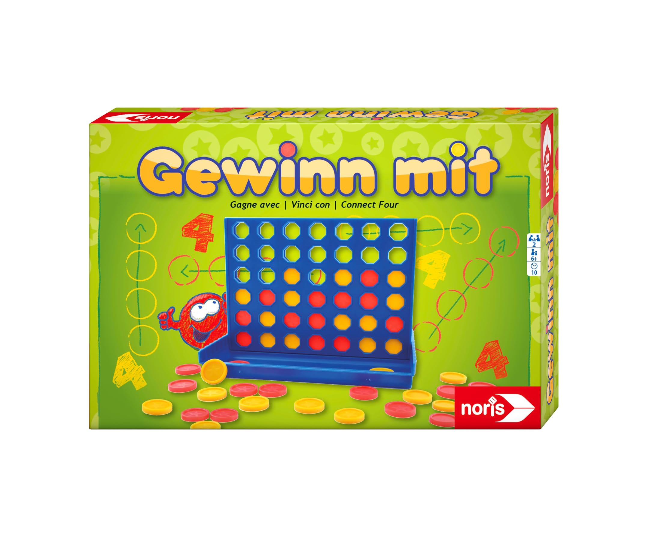 noris-deluxe-gewinn-mit-strategiespiel-2-spieler-ab-6-jahren image 1