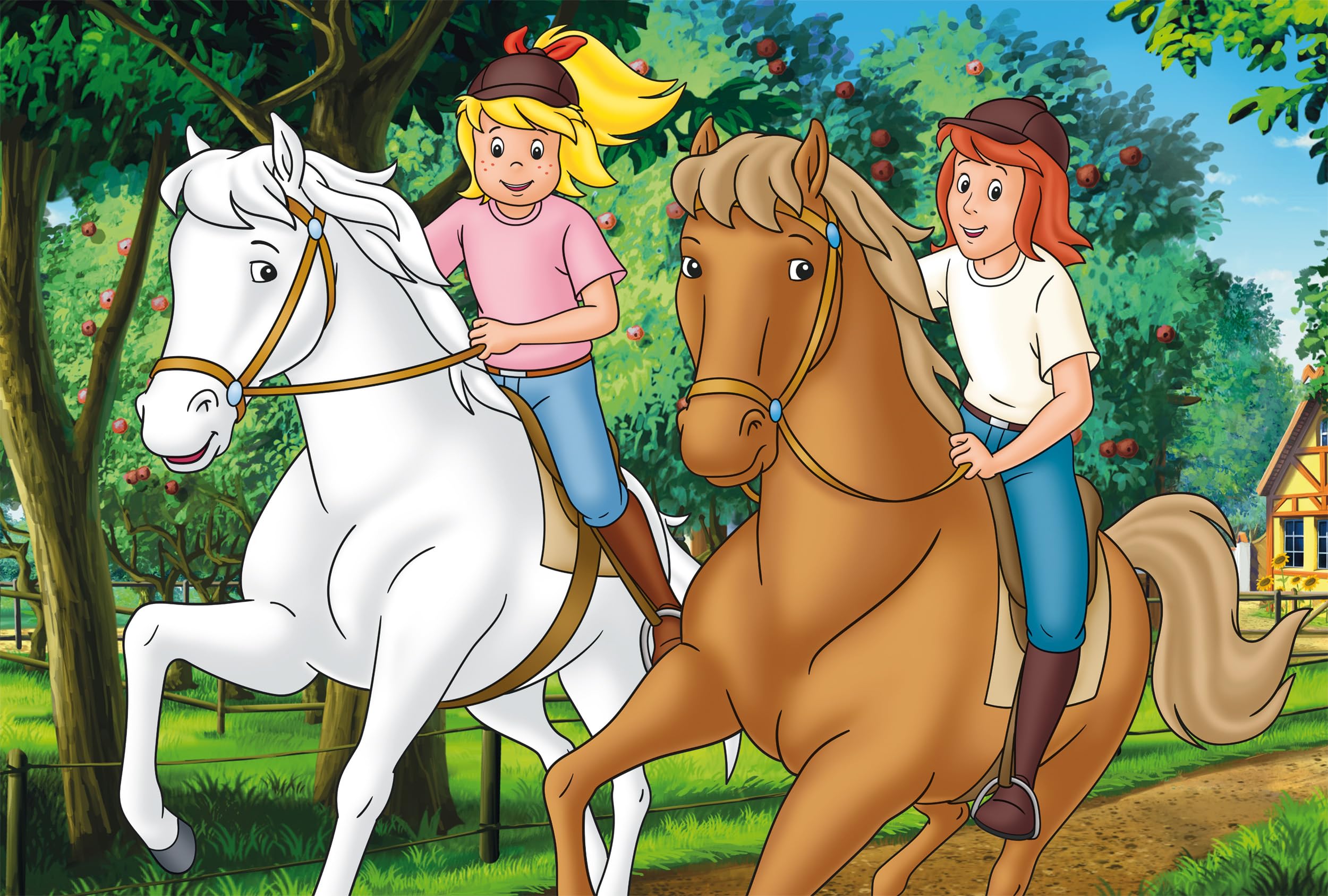schmidt-bibi-tina-sommerausritt-kinderpuzzle-100-teile image 4