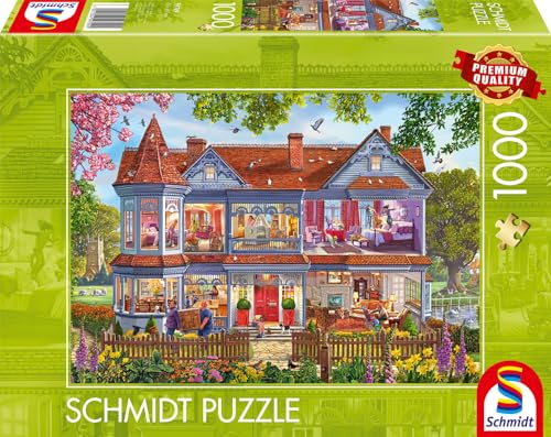 schmidt-spiele-thomas-kinkade-haus-im-fr-hling-puzzle-1000-teile image 8