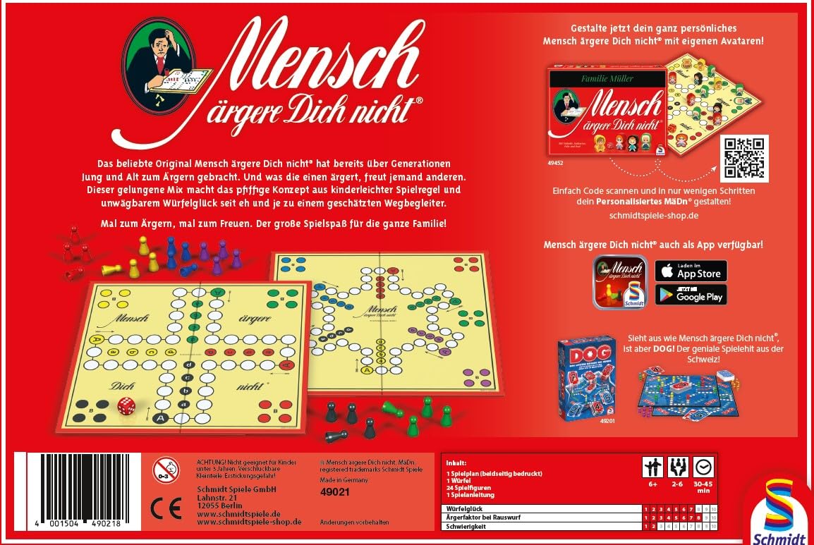 schmidt-mensch-rgere-dich-nicht-49021-standardausgabe-w-rfelspiel image 2