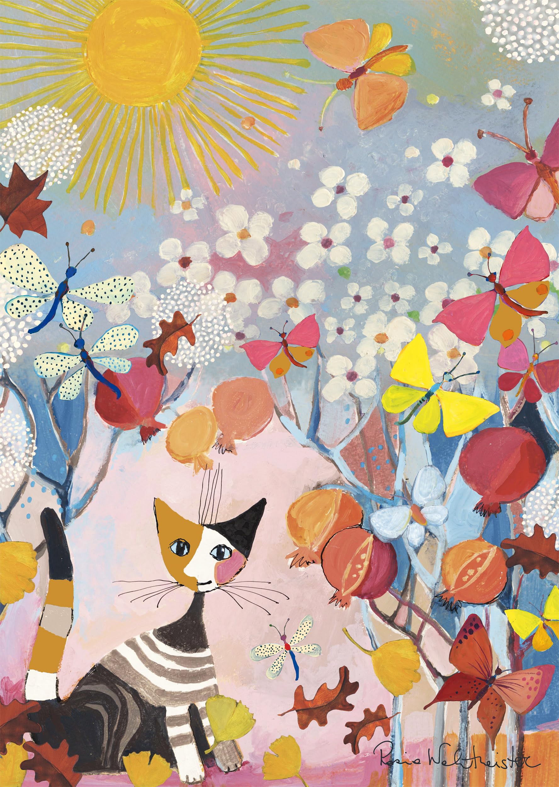 schmidt-my-artnoble-gestreiftes-k-tzchen-puzzle-1000-teile image 1