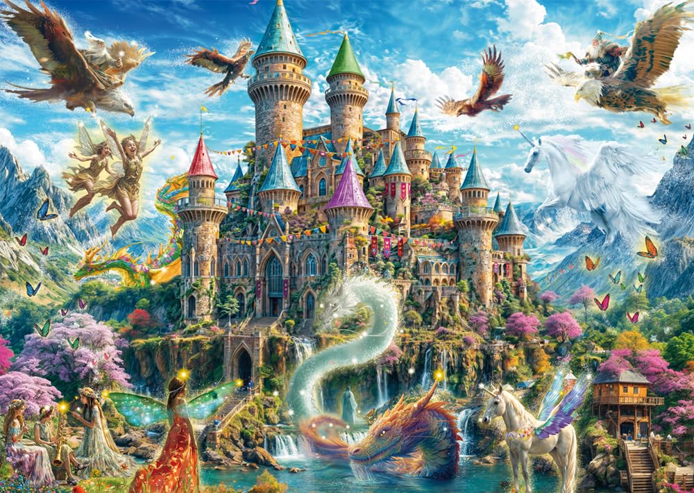 schmidt-thomas-kinkade-m-rchenschloss-puzzle-1000-teile image 1