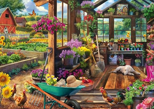 schmidt-spiele-thomas-kinkade-58632-gartenhaus-puzzle-1000-teile image 4