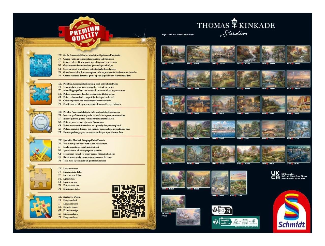 schmidt-spiele-thomas-kinkade-abendstimmung-57463-puzzle-3000-teile image 2