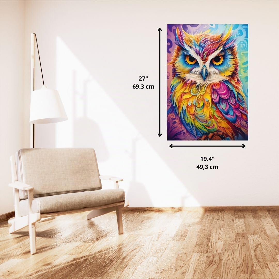 schmidt-spiele-thomas-kinkade-59782-eule-im-papageienkleid-puzzle-1000-teile image 5