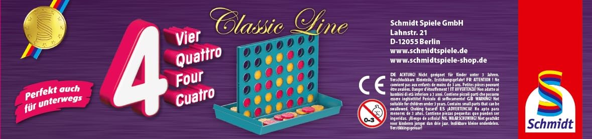 schmidt-spiele-classic-line-vier-49403-strategiespiel-f-r-2 image 2