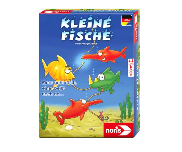 noris-deluxe-kleine-fische-kartenspiel-ab-7-jahren-2-4-spieler image 1