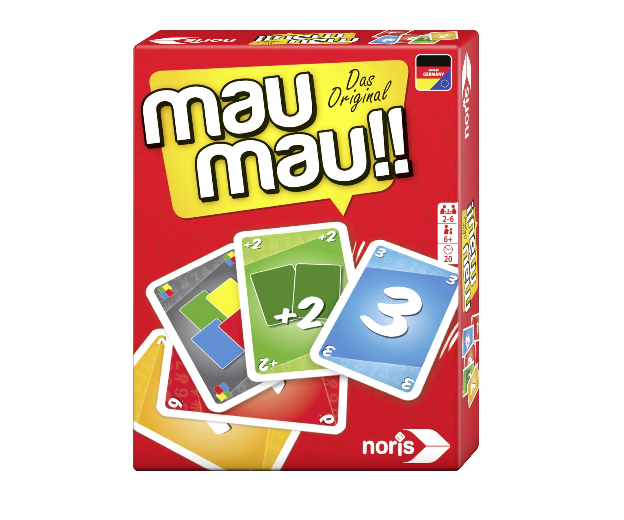 noris-deluxe-mau-mau-klassisch-kartenspiel-110-karten-ab-6-jahren image 1