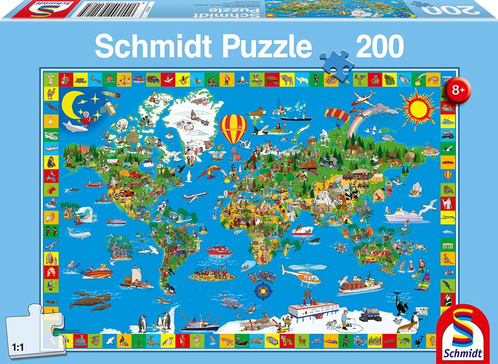 schmidt-spiele-deine-bunte-erde-kinderpuzzle-200-teile-ab-8 image 4