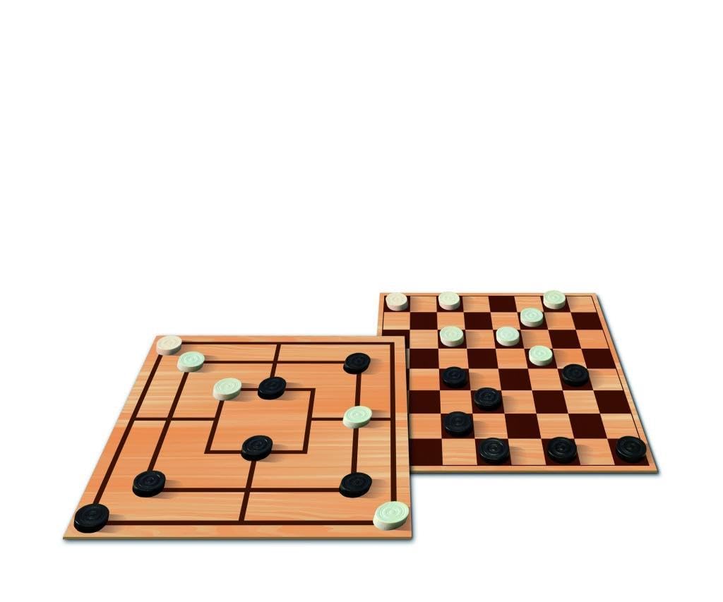noris-deluxe-m-hle-dame-brettspiel-holzfiguren-2-spieler image 8