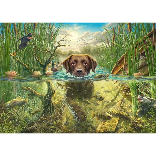 schmidt-spiele-58572-brauner-labrador-puzzle-1000-teile-ab-12 image 4