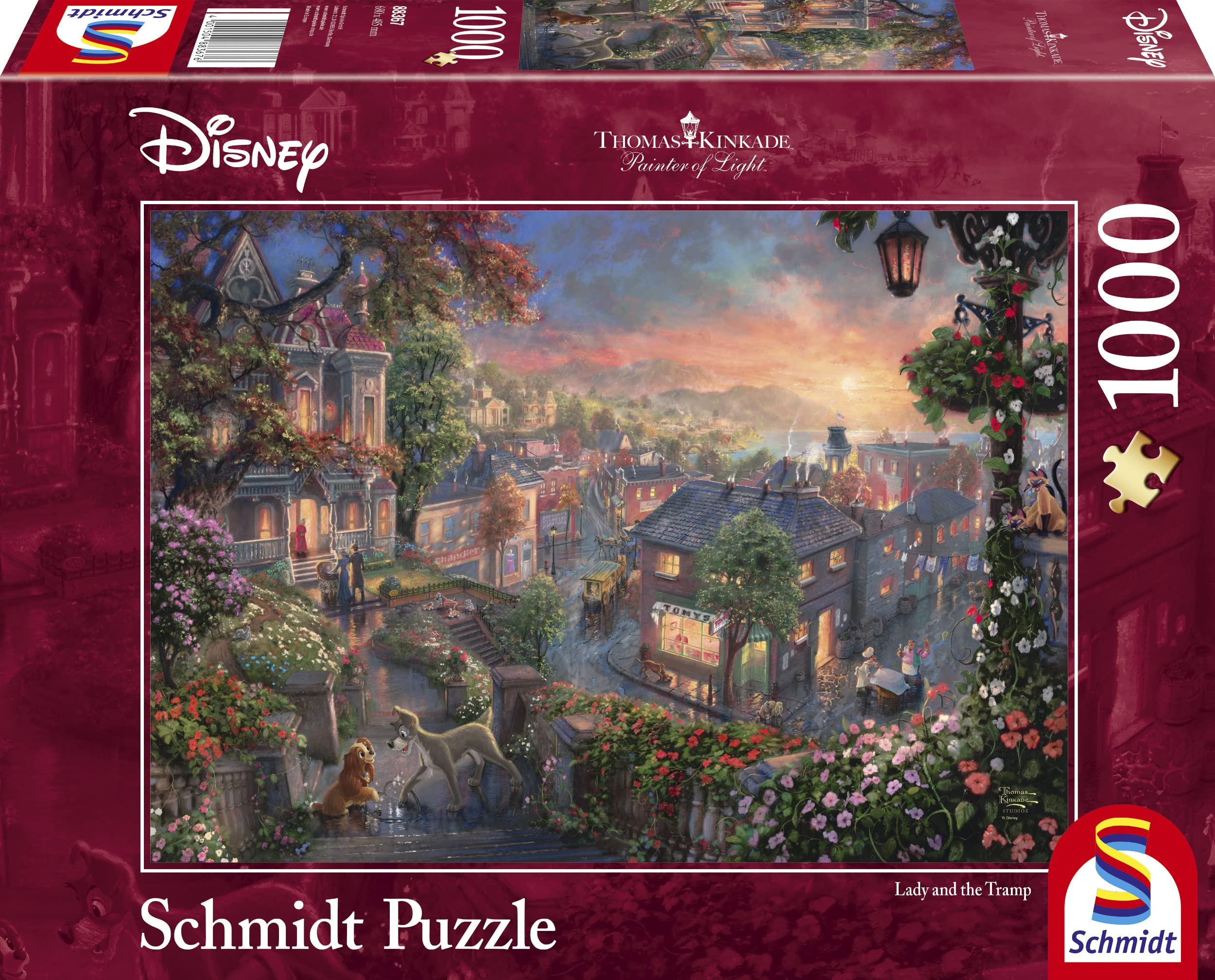 schmidt-spiele-59950-thomas-kinkade-disney-aladdin-puzzle-1000-teile image 7