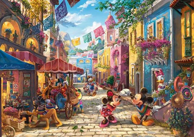 schmidt-spiele-thomas-kinkade-mickey-minnie-puzzle-6000-teile image 1