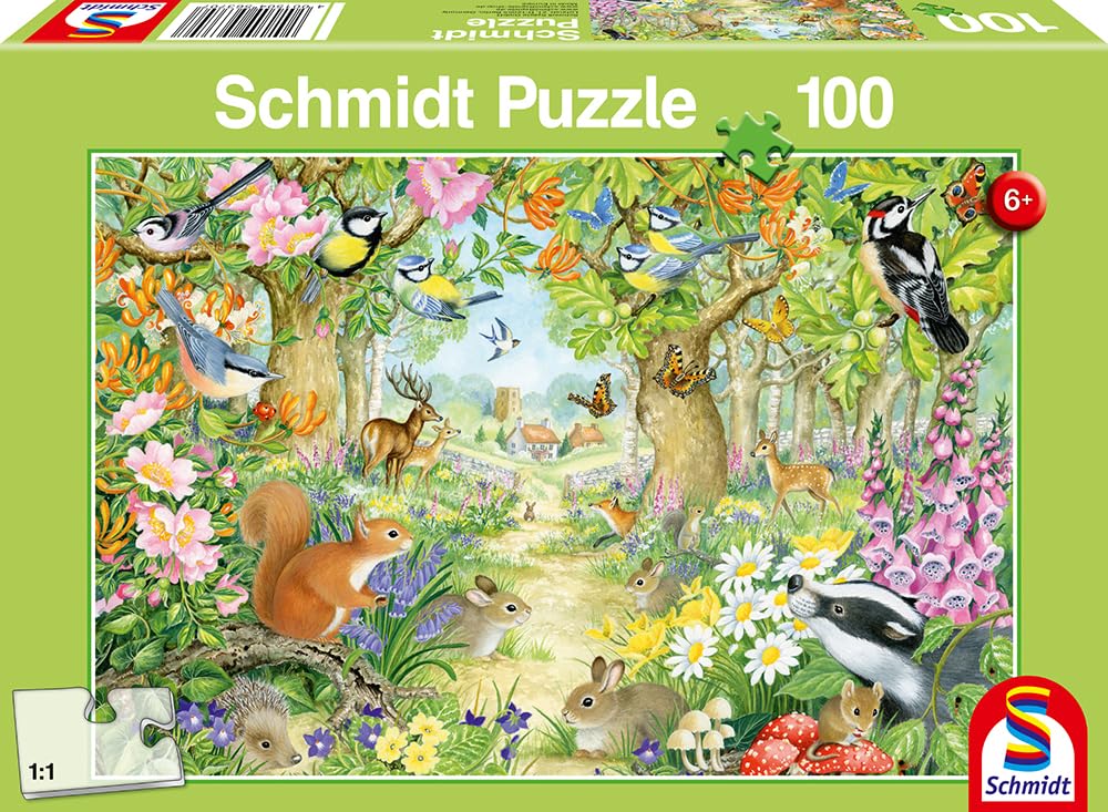 schmidt-tiere-im-wald-kinderpuzzle-100-teile-ab-6-jahren image 4