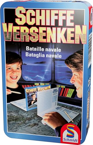 schmidt-classic-line-schiffe-versenken-reisespiel-metalldose-2-spieler image 3
