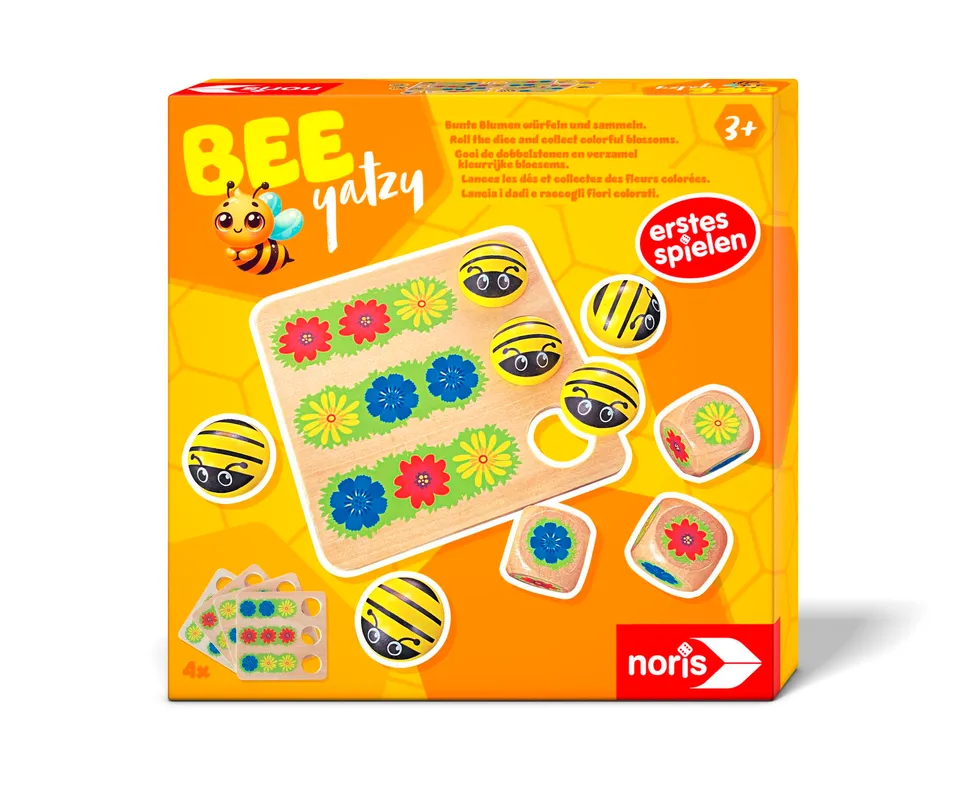 noris-bee-yatzy-w-rfelspiel-holz-ab-3-jahren-bienen image 1