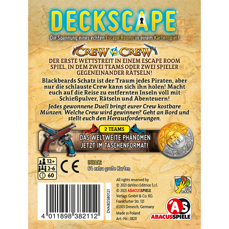 abacusspiele-deckscape-pirateninsel-escape-spiel-crew-vs-crew image 2