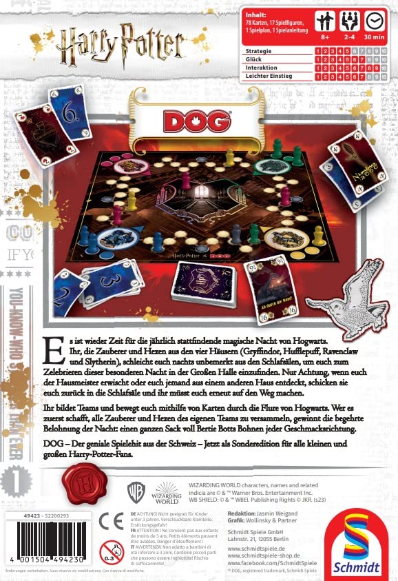 schmidt-spiele-dog-harry-potter-familienspiel-2-4-spieler-ab-8-jahren image 5