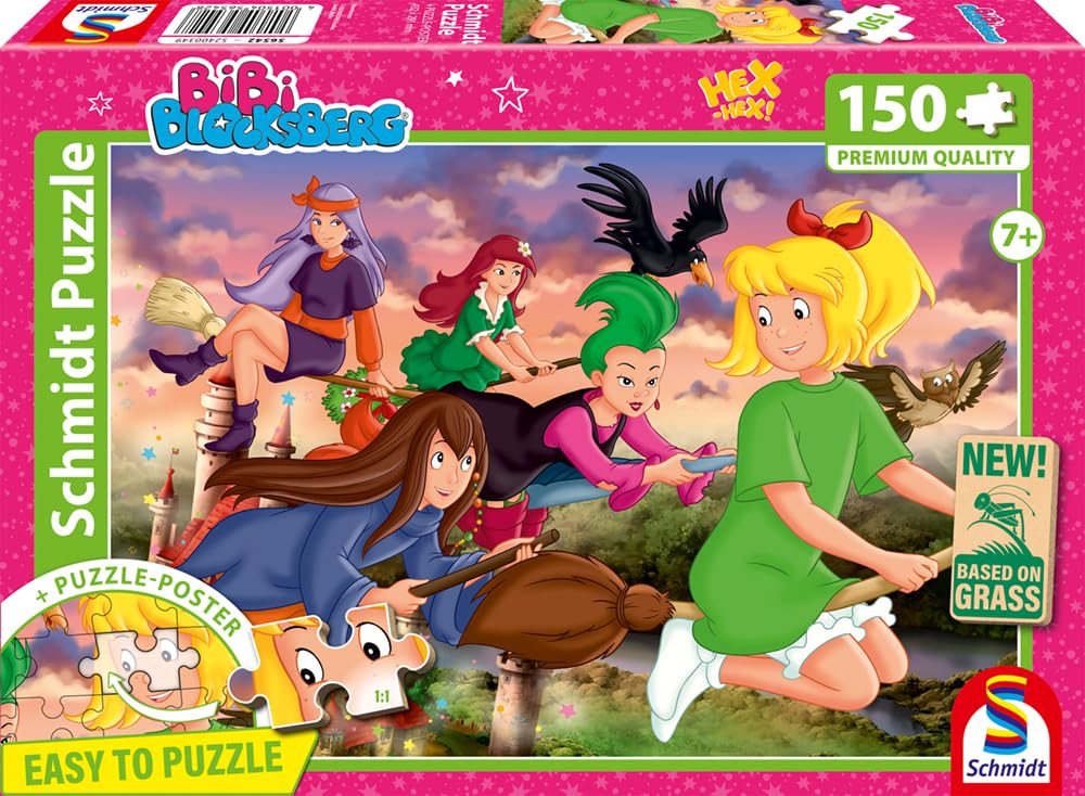 schmidt-bibi-blocksberg-hexenrennen-puzzle-150-teile-ab-7-j image 4