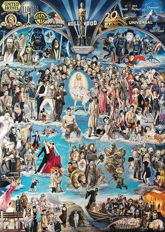 schmidt-my-artnoble-renato-casaro-puzzle-3000-teile-hollywood image 1