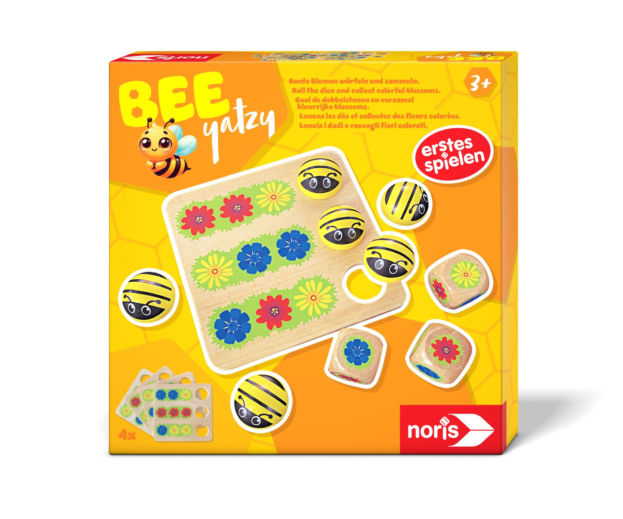 noris-bee-yatzy-w-rfelspiel-holz-ab-3-jahren-bienen image 1