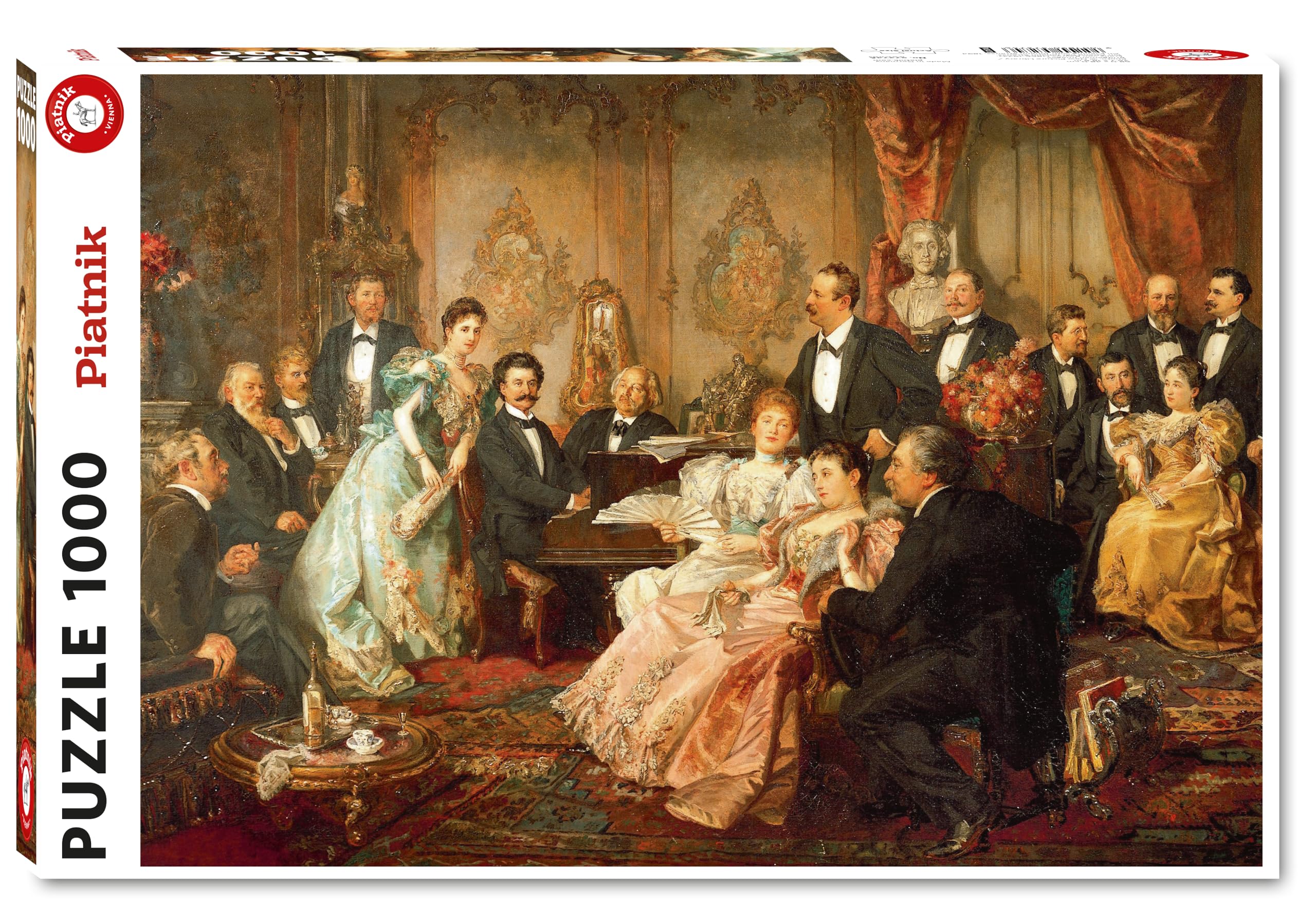 piatnik-von-bayros-abend-bei-strauss-puzzle-1000-teile image 1
